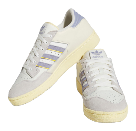 Adidas Centennial 85 Low Crystal White Silver Violet  vjsneaker.com