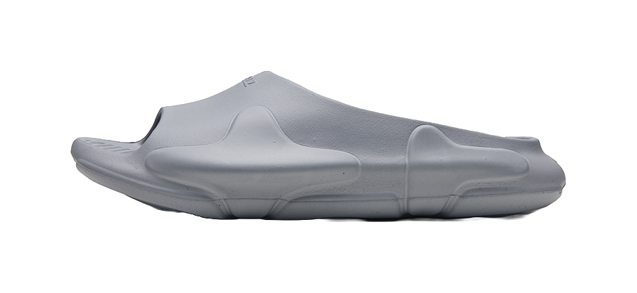 EQLZ EQUALIZER Oasis Quiet Abrasion Resistant Slide Slippers Unisex Phantom Gray