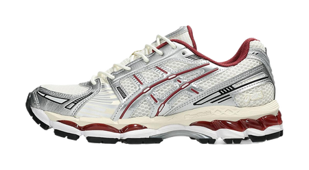 ASICS GEL Kayano 12.1 Abrasion Resistant Low top Casual Running Shoes Unisex Beige Silver  vjsneaker.com