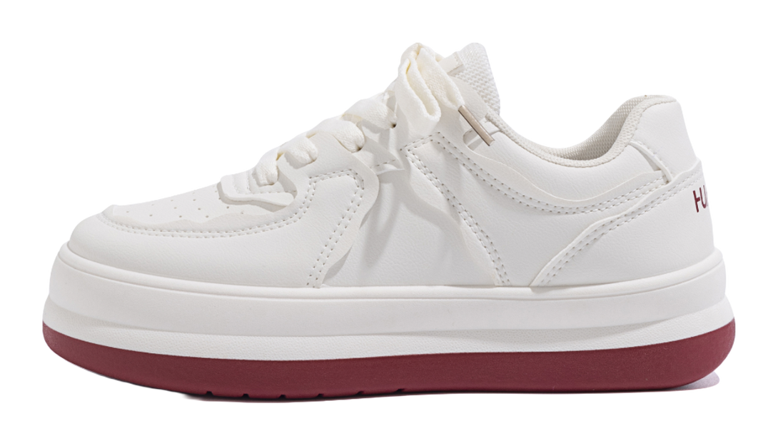 HUANQIU Coverage Thermal Abrasion Resistant Lightweight Height Increasing Low top Skateboard Shoes Women's 