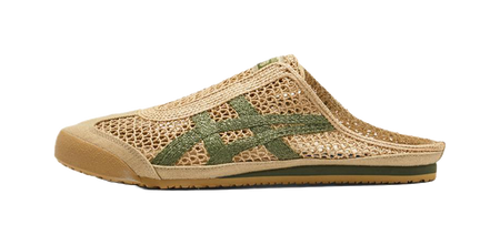 Asics Onitsuka Tiger Mexico 66 Sabot Beige Green  vjsneaker.com