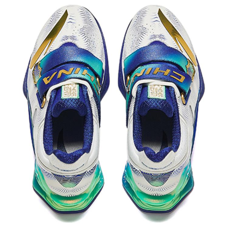 Anta Zhen Yue - Weightlifting Shoes Men‘s White Blue