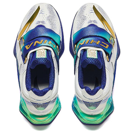 Anta Zhen Yue - Weightlifting Shoes Men‘s White Blue