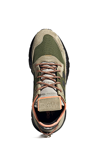 Adidas Nite Jogger Brown Dark Green  vjsneaker.com