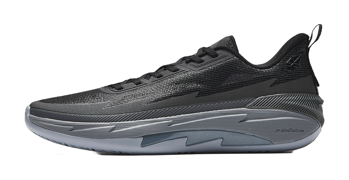 Anta Light Cavalry 10 "Black/Gray" 112621603-6 - KT Series Basketball Shoe Men Black Gray
