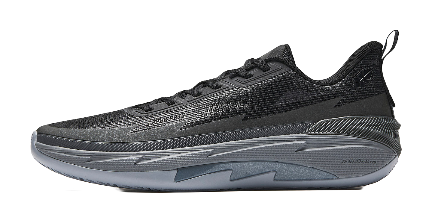 Anta Light Cavalry 10 "Black/Gray" 112621603-6 - KT Series Basketball Shoe Men Black Gray