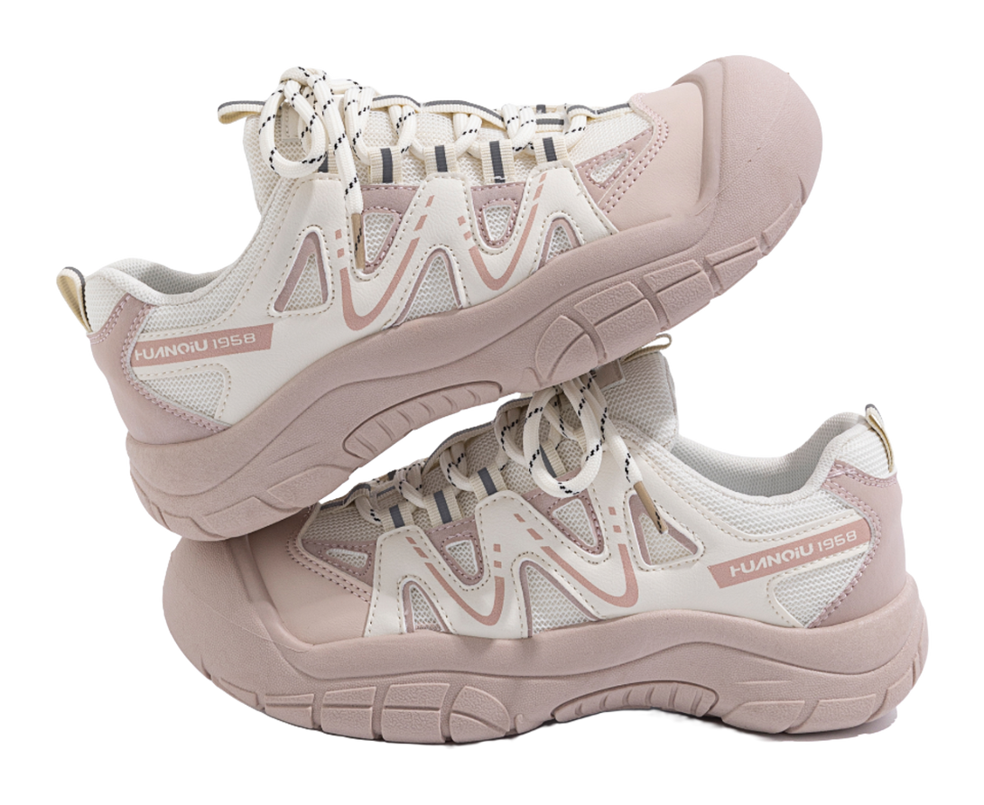 HUANQIU Breathable Coverage, Lightweight, Height Increasing Low top Chunky Sneakers Unisex 