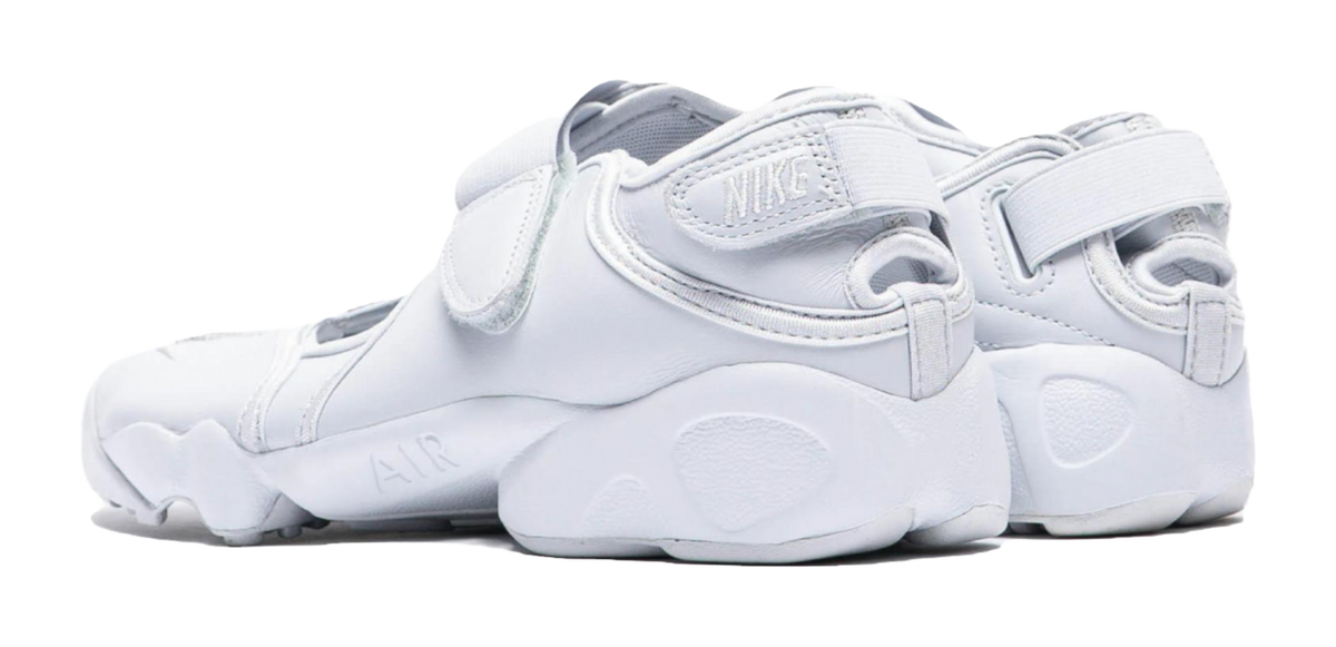 Nike Air Rift Abrasion Resistant Low top Casual Shoes Womens White  vjsneaker.com