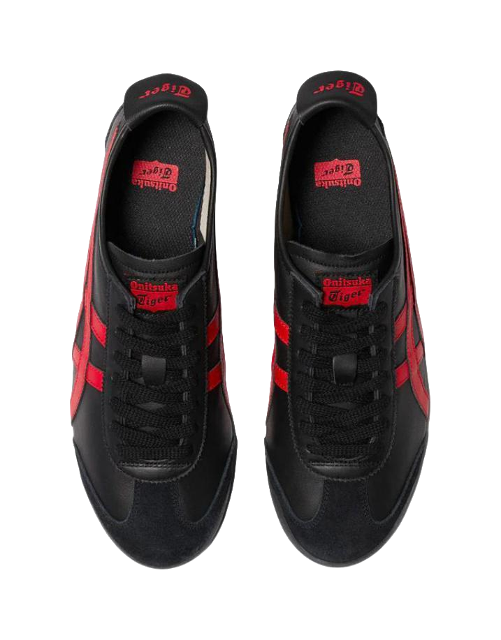 Onitsuka Tiger Mexico 66 Black Classic Red  vjsneaker.com