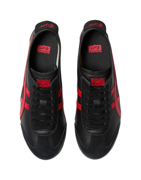 Onitsuka Tiger Mexico 66 Black Classic Red  vjsneaker.com