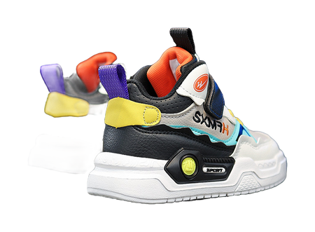 Binary Slip Resistant, Abrasion Resistant, Rebound, Lightweight Cushioning Casual Shoes Kids  VJSNEAKER