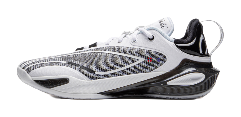 LiNing Flash Strike 11 Supportive And Elastic Low top Basketball Shoes Mens Black White  VJSNEAKER