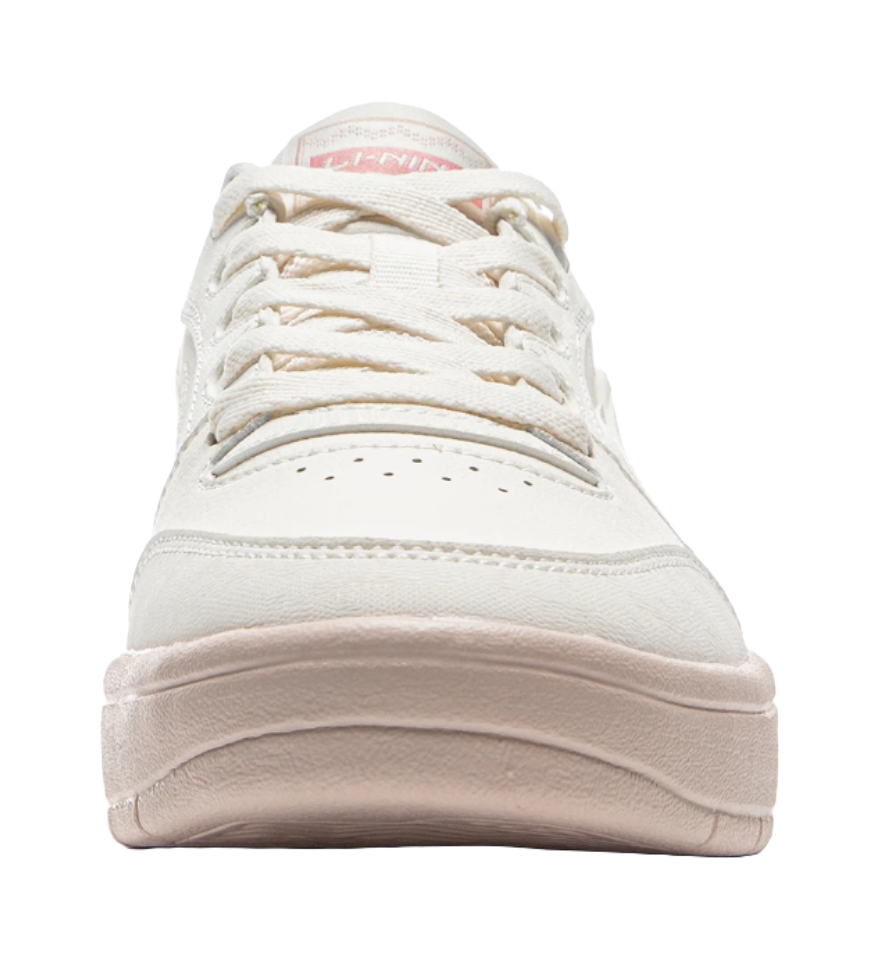 LiNing Yuanbao V3 Anti Slip Wear Resistant Low Top Skateboard Shoes Women's Mist White Silent Purple 