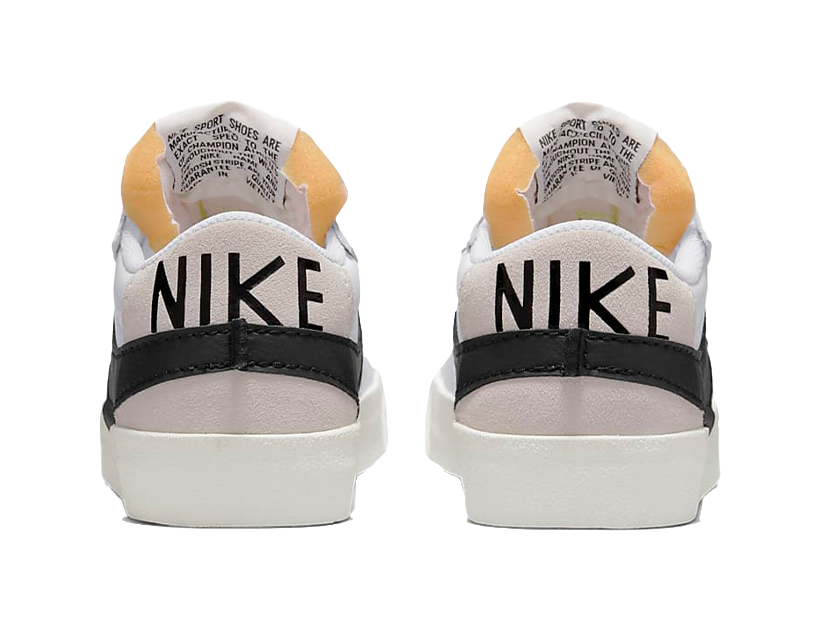 Nike Blazer Low 77 Jumbo White Black  vjsneaker.com