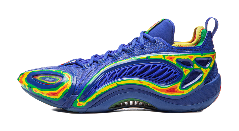 Li-Ning BadFive Air Control 1 Super "Species Invasion" ABFW009-5 - Outdoor Basketball Shoe Unisex Blue