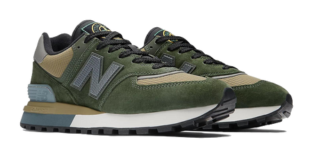 Stone Island X New Balance 574 Legacy Dark Green  vjsneaker.com