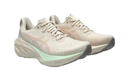 ASICS Novablast 4 Oatmeal Moonrock Womens  vjsneaker.com