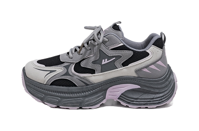 Warrior Low top Chunky Sneakers Women's Silver 