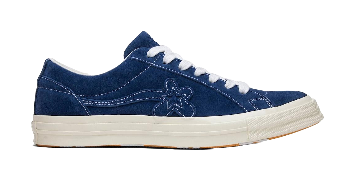 One Star Golf Le Fleur x One Star Converse Ox Mono Blue  vjsneaker.com