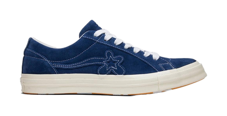 One Star Golf Le Fleur x One Star Converse Ox Mono Blue  vjsneaker.com