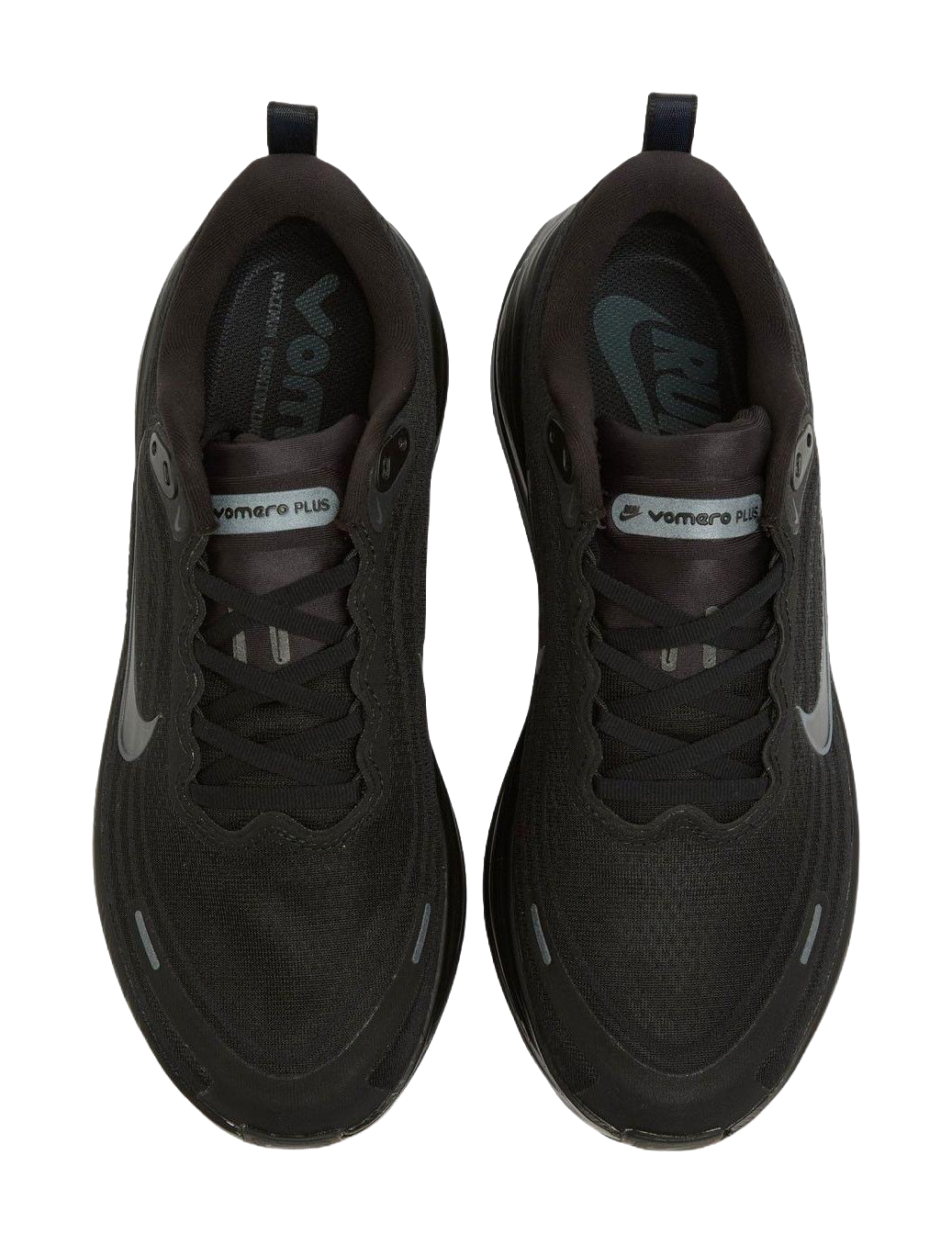 Nike Vomero Plus Slip Resistant Abrasion Resistant Low top Running Shoes Unisex Black  vjsneaker.com