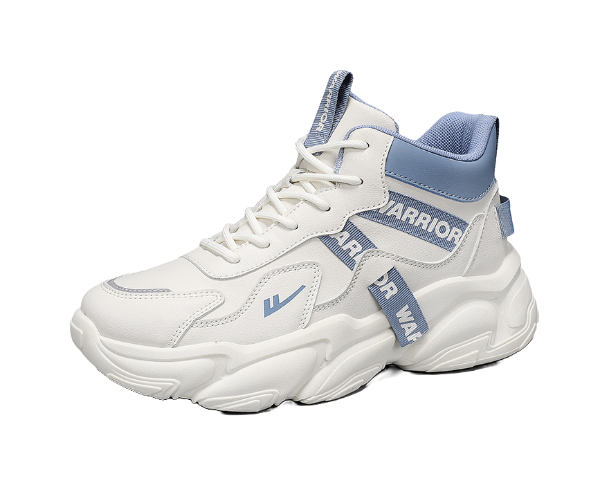 Warrior Cushioning And Breathable High top Chunky Sneakers Men's 