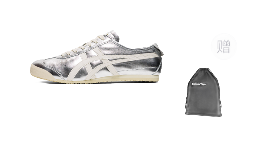 Onitsuka Tiger Mexico 66 Silver Off White  VJSNEAKER