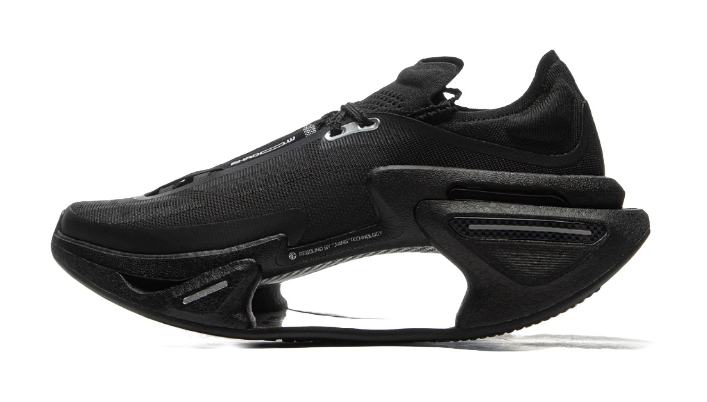 Li Ning Shadow 3.0 Fabric Low top Li Ning BOOM Technology Racing Running Shoes Unisex Black  VJsneaker