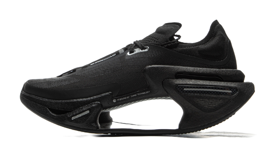 Li Ning Shadow 3.0 Fabric Low top Li Ning BOOM Technology Racing Running Shoes Unisex Black  VJsneaker