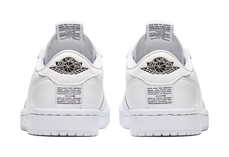 Jordan 1 Retro Low Slip White Womens  vjsneaker.com