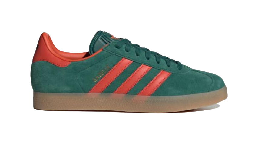 Gazelle Adidas Originals Collegiate Green Preloved Red  vjsneaker.com