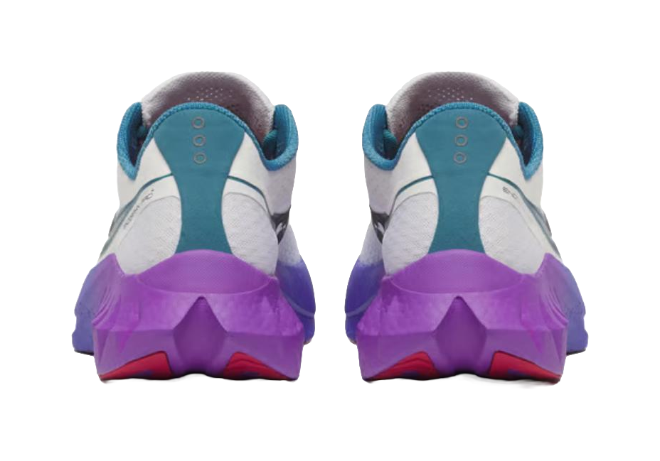 Saucony Endorphin Pro Peng 4 Mesh Low top Running Shoes Mens White Purple  vjsneaker.com