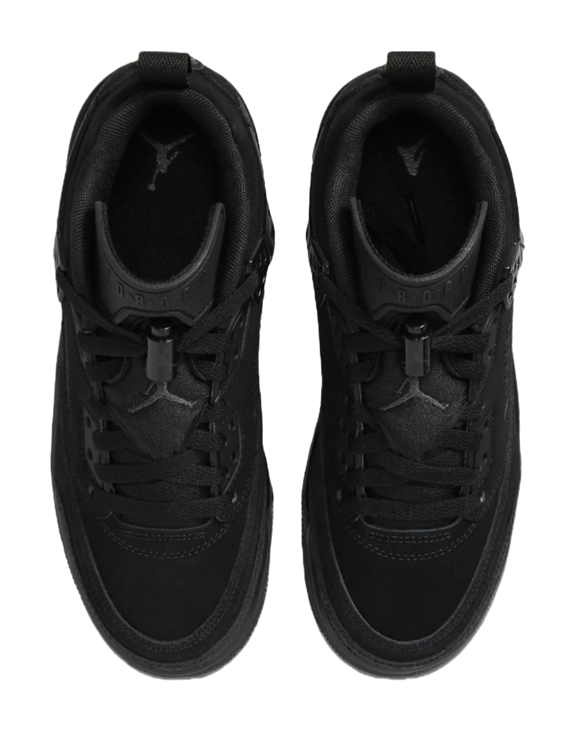 Jordan Spizike Slip Resistant Abrasion Resistant Low top Childrens Basketball Shoes Black Unisex  vjsneaker.com