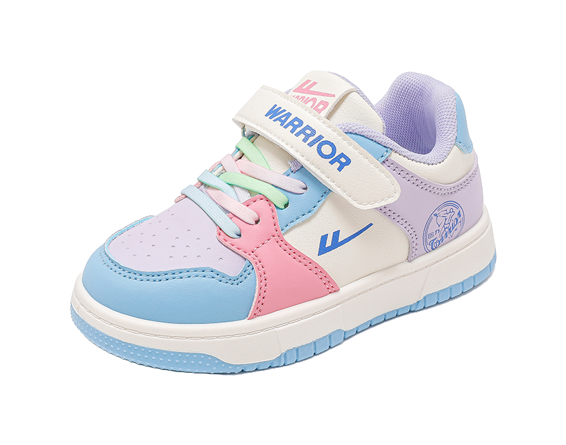 Warrior Boys Athletic Shoes Aj Breathable Lightweight Cushioning Low top Skateboard Shoes Kids 