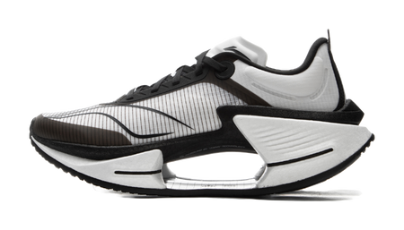 Li Ning Shadow 3 Essential Textile, TPU Low top Running Shoes Mens White Black  VJsneaker