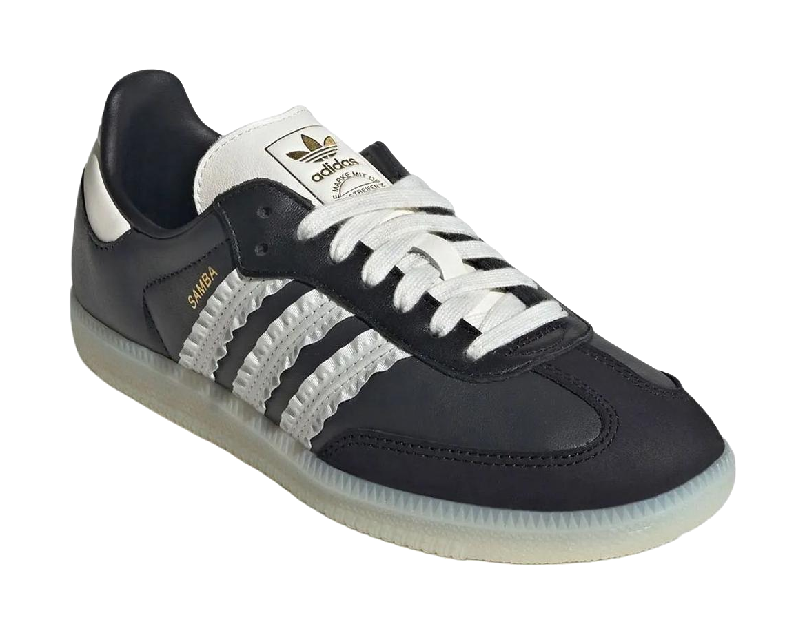 Adidas Wmns Samba Ruffle Stripes Pack - Black Off White Womens  vjsneaker.com