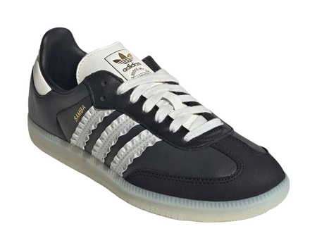 Adidas Wmns Samba Ruffle Stripes Pack - Black Off White Womens  vjsneaker.com