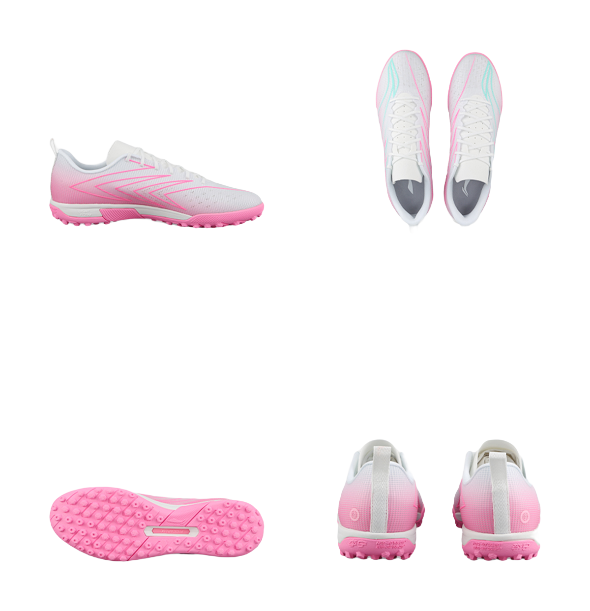 Li-Ning Ji Ying 4 Shadow Dash 4 "Fluorescent Pink" YSTW011-4 - TF Soccer Shoe Unisex