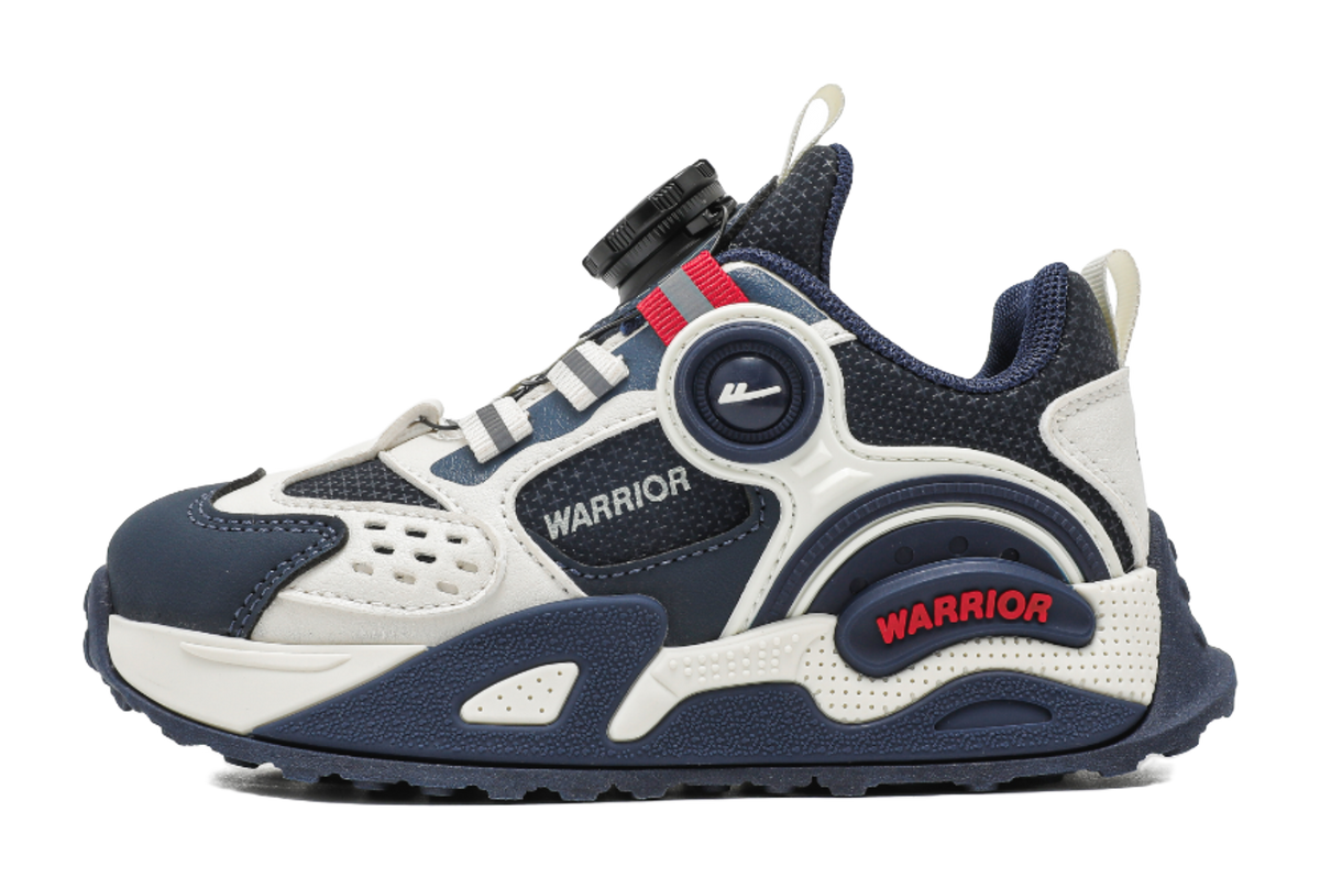 Warrior Warrior Boys' Sports Shoes Synthetic Leather Comfortable, Versatile, Lightweight, Shock Absorbed, Low cut Girls' Casual Shoes for Children  VJSNEAKER