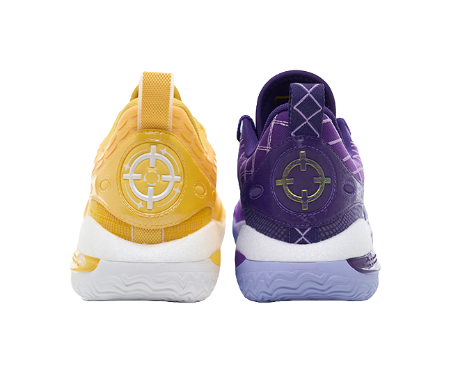 Rigorer Austin Reaves AR2 "Purple Gold Dynasty" Mismatched - Basketball Shoes for Men  vjsneaker.com