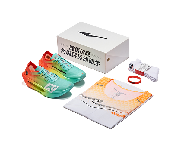 Erke Cushioning Wear Resistant Rebound Low Top Running Shoes Men's 