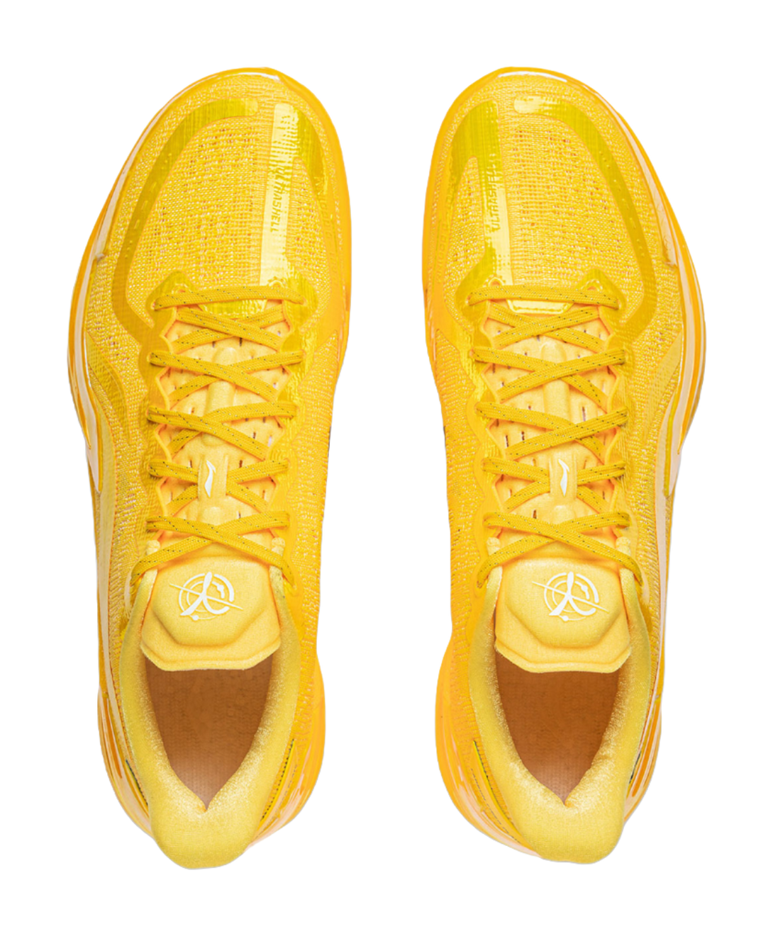 LiNing Gamma Cushioning Anti Slip And Wear Resistant Support Low Top Basketball Shoes Mens Neon Mango Yellow  VJSNEAKER