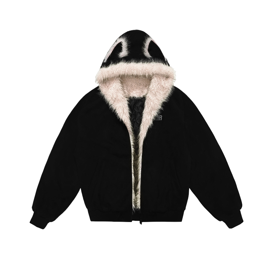 FDR Puffer Jackets Unisex Fur Collar Moderate  VJSNEAKER