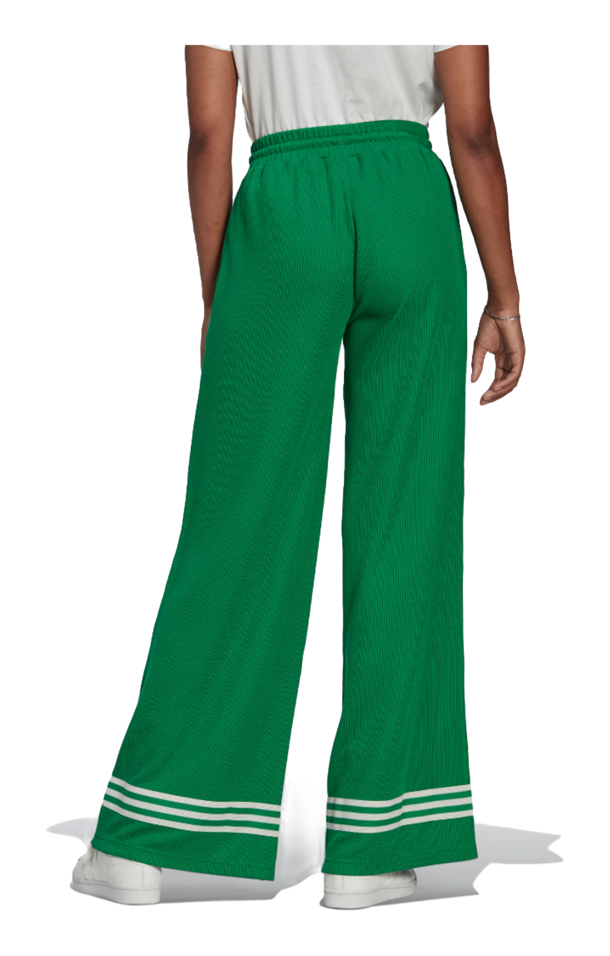 adidas originals ADICOLOR 70S KNIT WIDE LEG TRACK PANTS  vjsneaker.com