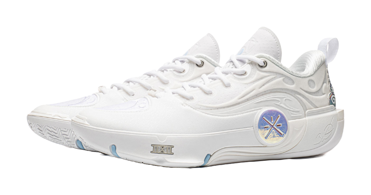 Li-Ning Way of Wade 12 (WOW12) "305" ABAV085-28 - Basketball Shoes Unisex White Blue  vjsneaker.com