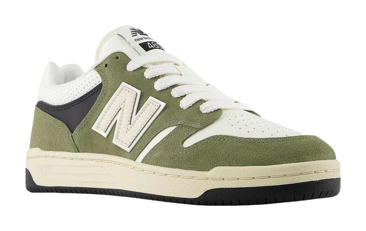 480 New Balance Dark Olivine Sea Salt  vjsneaker.com