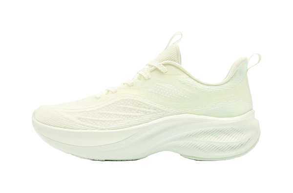 QIAODAN Cushioning, Slip Resistant, Lightweight Low Top Sprint Running Shoes Women's Green 