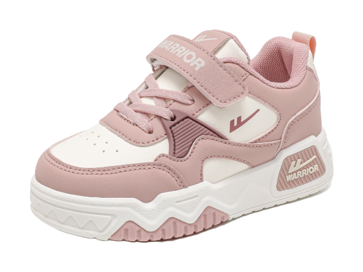 Warrior Boys Athletic Shoes Breathable Lightweight Cushioning Low top Girl Skateboard Shoes Kids  VJSNEAKER