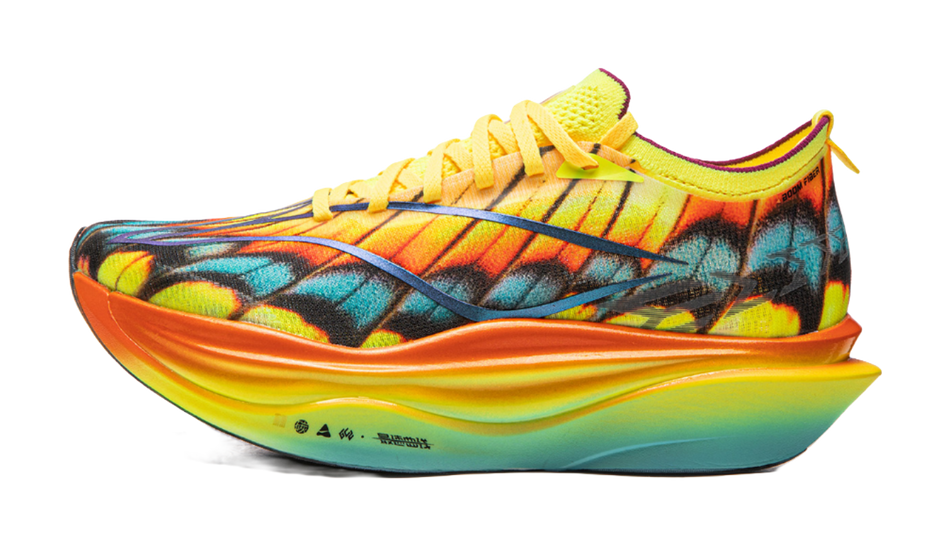 Li-Ning Feidian 6 Elite 'Butterfly' - Running Shoes Unisex Mango Yellow Fluorescent Mango Yellow