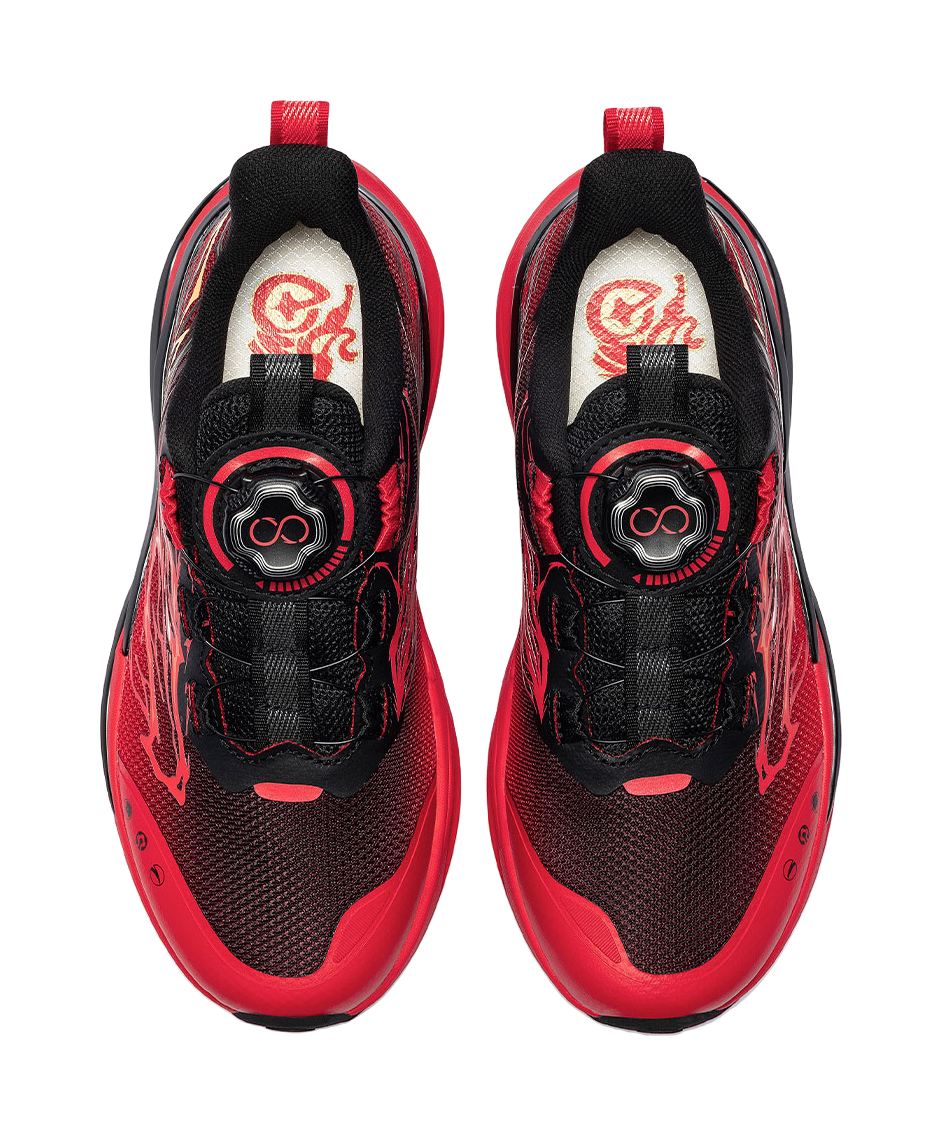 ANTA Children's Red Flame Comfortable Technology Trendy Low cut Running Shoes for Men and Women  VJSNEAKER